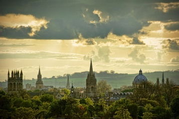 The Oxford skyline - sunset