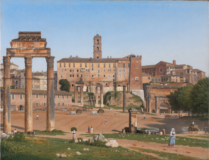 Rome - The Forum, 1814 - CW Eckersberg, National Gallery, London