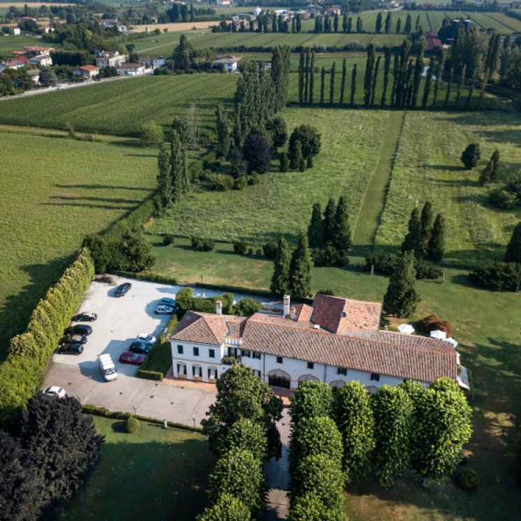 Villa Margherita - aerial view - country house hotel, Veneto - The base for our Writer's Retreat in the glorious Veneto region, 08-15 September, 2019 - https://wp.me/p5eFNn-3DV