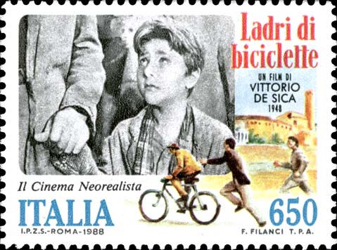 The wonderful film 'Ladri di Biciclette' gave hope to a population struggling with poverty and lack of opportunity.